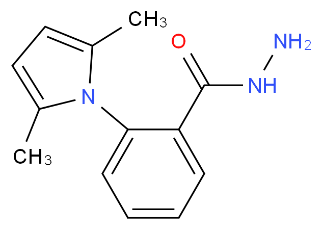 2-(2,5-dimethyl-1H-pyrrol-1-yl)benzenecarbohydrazide_分子结构_CAS_100373-80-6)