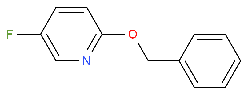 2-(benzyloxy)-5-fluoropyridine_分子结构_CAS_1305322-95-5