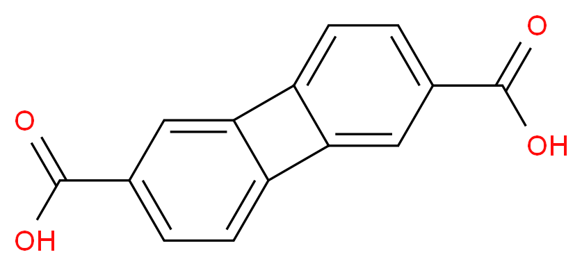 biphenylene-2,6-dicarboxylic acid_分子结构_CAS_65330-85-0