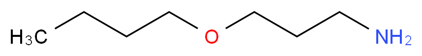 3-butoxypropan-1-amine_分子结构_CAS_16499-88-0