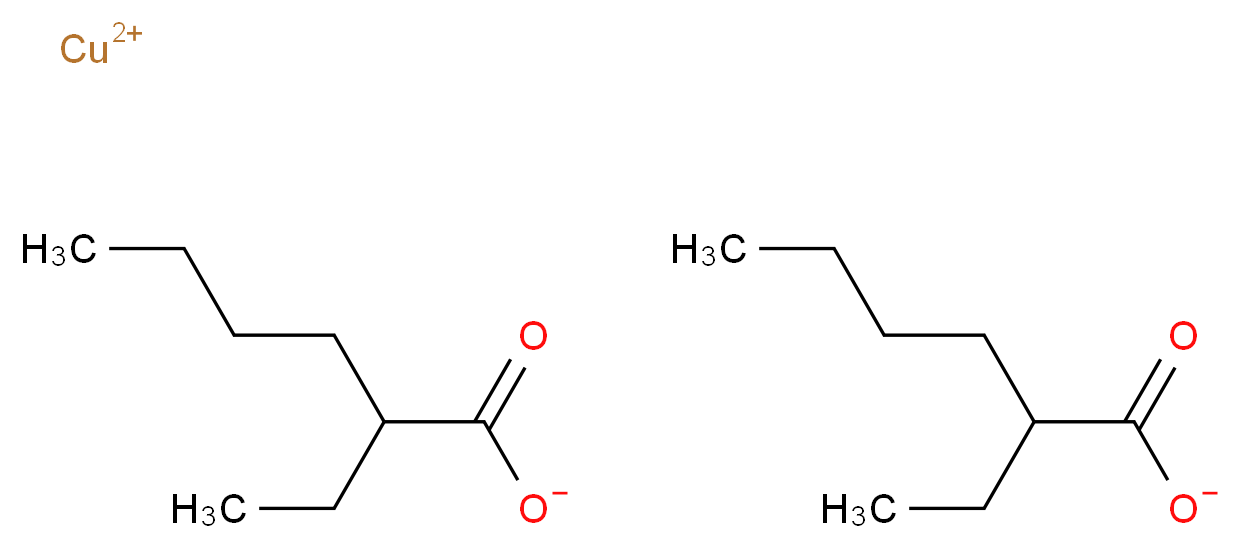 二乙基己酸铜(II)_分子结构_CAS_149-11-1)