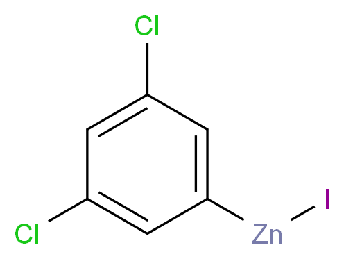 3,5-二氯苯基碘化锌 溶液_分子结构_CAS_312692-86-7)