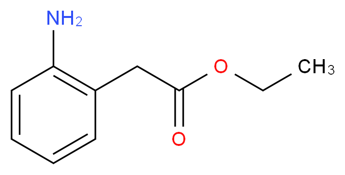 ETHYL 2-AMINOPHENYLACETATE_分子结构_CAS_64460-85-1)