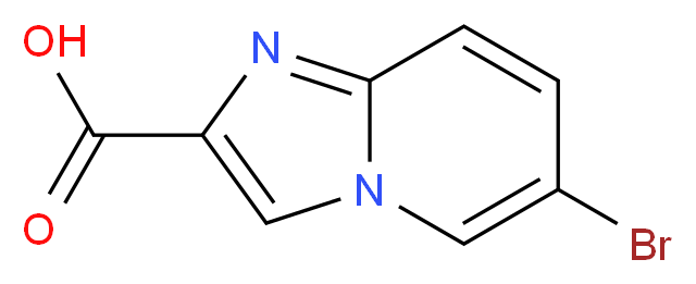 6-bromoimidazo[1,2-a]pyridine-2-carboxylic acid_分子结构_CAS_749849-14-7