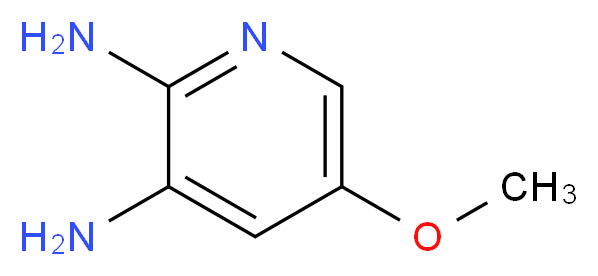 5-methoxypyridine-2,3-diamine_分子结构_CAS_127356-15-4