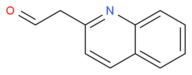 2-(QUINOLIN-2-YL)ACETALDEHYDE_分子结构_CAS_399005-55-1)