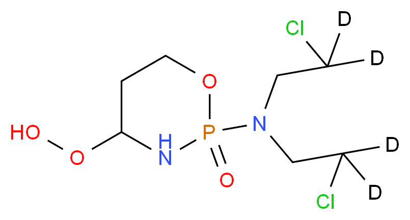 4-Hydroperoxy Cyclophosphamide-d4_分子结构_CAS_)