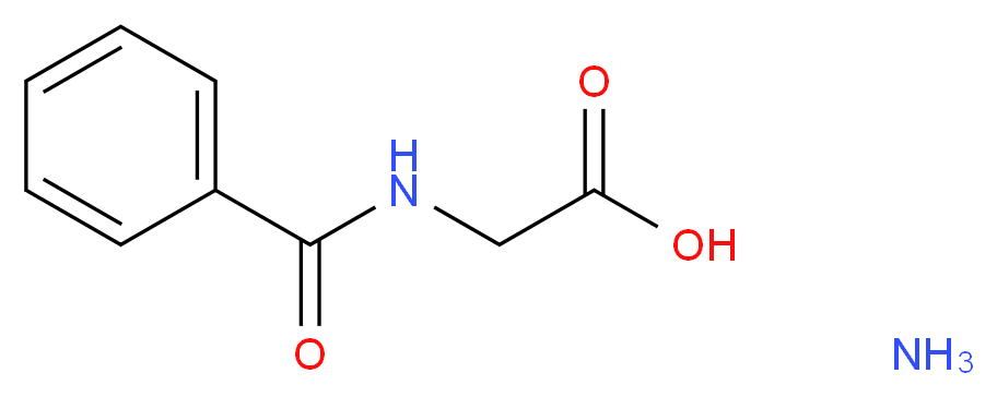 2-(phenylformamido)acetic acid amine_分子结构_CAS_532-93-4
