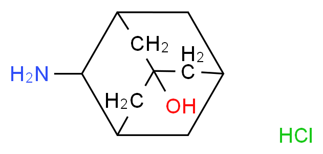 4-aminoadamantan-1-ol hydrochloride_分子结构_CAS_62075-23-4