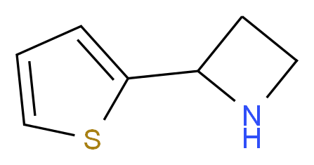 2-(2-Thienyl)azetidine_分子结构_CAS_777886-76-7)