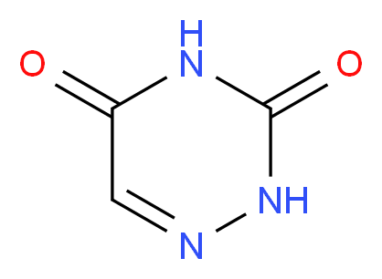 1,2,4-Triazine-3,5(2H,4H)-dione_分子结构_CAS_461-89-2)