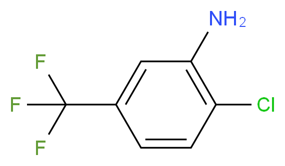 2-Chloro-5-(Trifluoromethyl)aniline_分子结构_CAS_121-50-6)