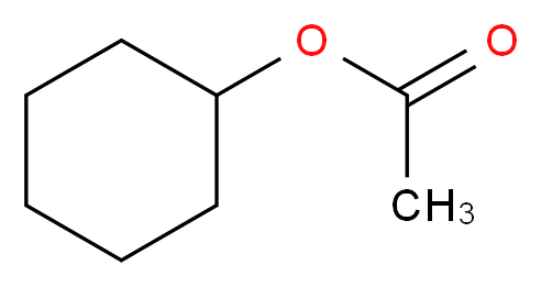 CYCLOHEXYL ACETATE_分子结构_CAS_622-45-7)