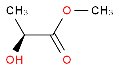 methyl (2S)-2-hydroxypropanoate_分子结构_CAS_27871-49-4