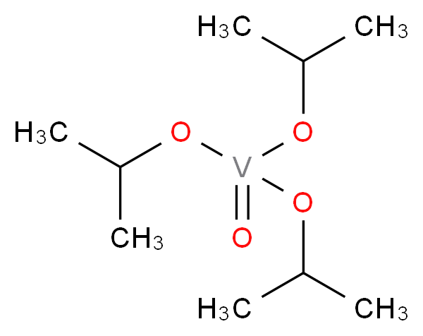 三异丙氧基氧化钒(V)_分子结构_CAS_5588-84-1)