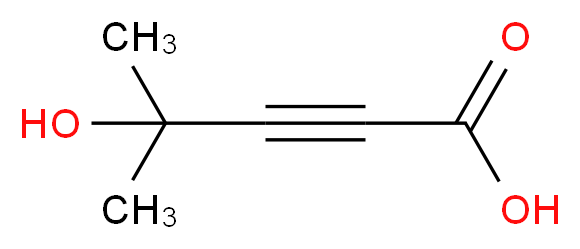 4-hydroxy-4-methylpent-2-ynoic acid_分子结构_CAS_50624-25-4)