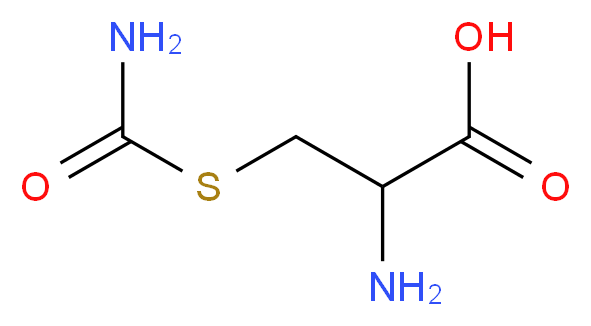 2-amino-3-(carbamoylsulfanyl)propanoic acid_分子结构_CAS_2072-71-1