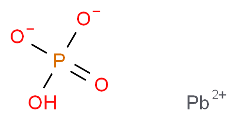 λ<sup>2</sup>-lead(2+) ion hydrogen phosphate_分子结构_CAS_15845-52-0