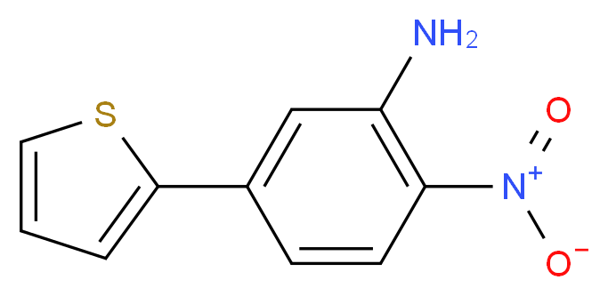 2-nitro-5-(thiophen-2-yl)aniline_分子结构_CAS_849235-53-6