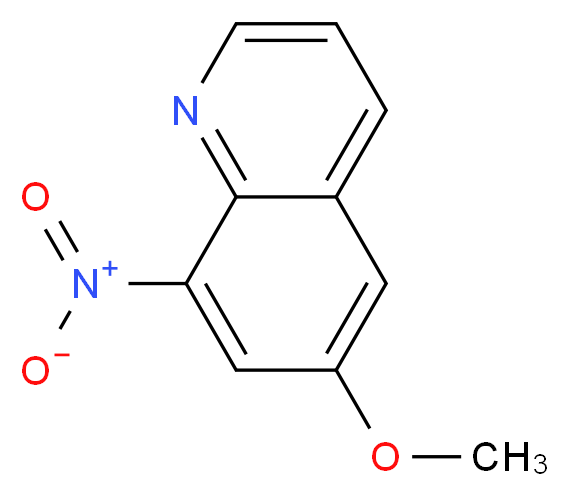 6-Methoxy-8-nitroquinoline_分子结构_CAS_85-81-4)