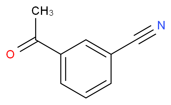 3-乙酰苯腈_分子结构_CAS_6136-68-1)