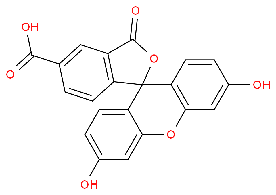 5-Carboxyfluorescein_分子结构_CAS_76823-03-5)