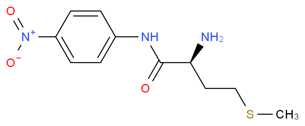 (2S)-2-amino-4-(methylsulfanyl)-N-(4-nitrophenyl)butanamide_分子结构_CAS_6042-04-2