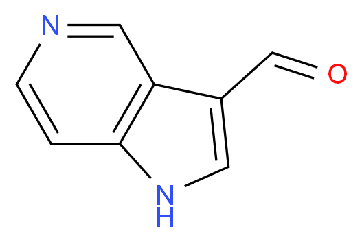 1H-Pyrrolo[3,2-c]pyridine-3-carboxaldehyde_分子结构_CAS_933717-10-3)