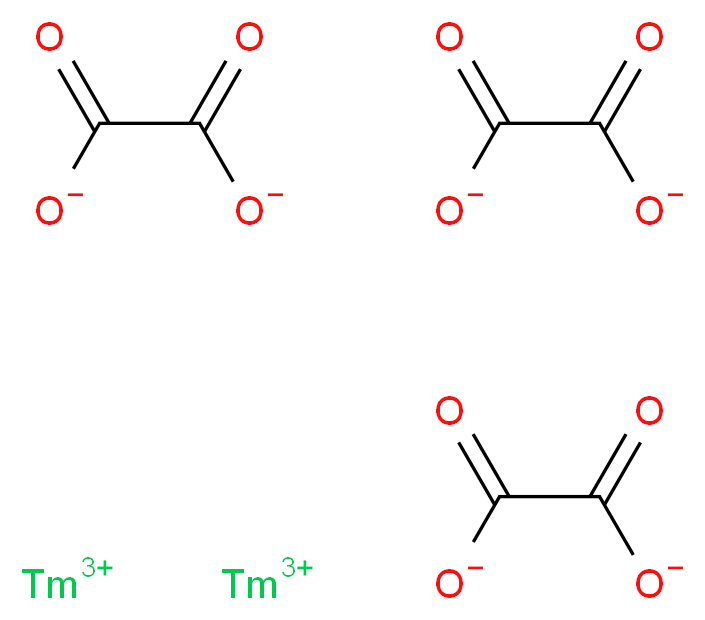 草酸铥(III)水合物, REacton&reg;_分子结构_CAS_58176-73-1)