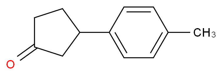 3-(4-METHYLPHENYL)CYCLOPENTANONE_分子结构_CAS_86921-82-6)