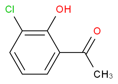 1-(3-Chloro-2-hydroxyphenyl)ethanone_分子结构_CAS_3226-34-4)