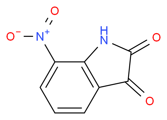 7-Nitroindoline-2,3-dione_分子结构_CAS_112656-95-8)