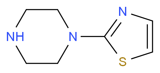 1-(1,3-thiazol-2-yl)piperazine_分子结构_CAS_42270-37-1