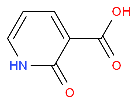 2-oxo-1,2-dihydropyridine-3-carboxylic acid_分子结构_CAS_609-71-2