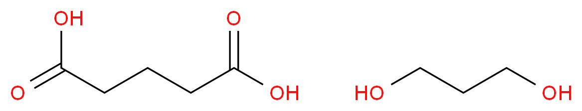 pentanedioic acid; propane-1,3-diol_分子结构_CAS_52256-48-1