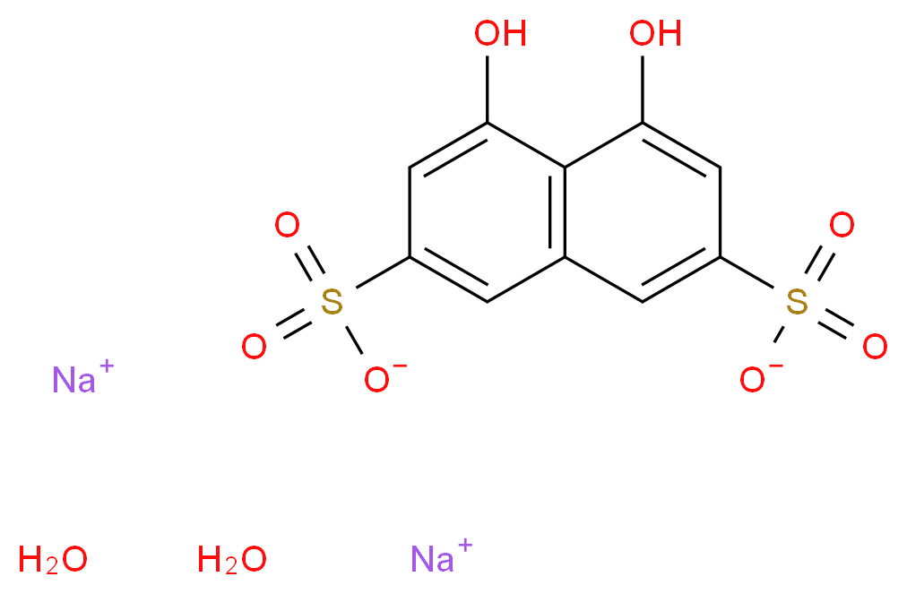 4,5-二羟基萘-2,7-二磺酸二钠盐 二水合物,ACS_分子结构_CAS_5808-22-0)