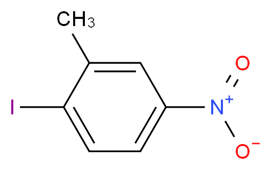 2-Iodo-5-nitrotoluene_分子结构_CAS_5326-38-5)