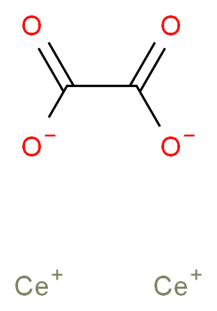 bis($l^{1}-cerium(1+) ion) oxalate_分子结构_CAS_139-42-4