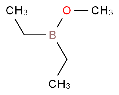 diethyl(methoxy)borane_分子结构_CAS_)