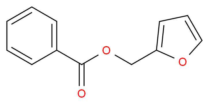 苯甲酸糠酯_分子结构_CAS_34171-46-5)