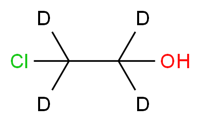 2-chloro(<sup>2</sup>H<sub>4</sub>)ethan-1-ol_分子结构_CAS_117067-62-6