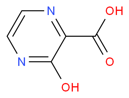 3-Hydroxypyrazine-2-carboxylic acid_分子结构_CAS_20737-42-2)