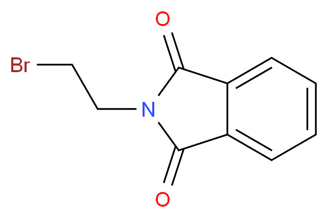 2-(2-bromoethyl)-2,3-dihydro-1H-isoindole-1,3-dione_分子结构_CAS_574-98-1