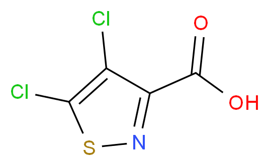 dichloro-1,2-thiazole-3-carboxylic acid_分子结构_CAS_131947-13-2