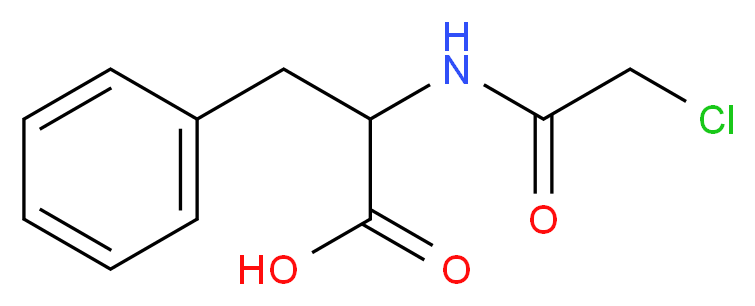 N-Chloroacetyl-DL-phenylalanine_分子结构_CAS_7765-11-9)