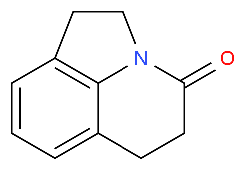 1-azatricyclo[6.3.1.0^{4,12}]dodeca-4(12),5,7-trien-11-one_分子结构_CAS_57369-32-1