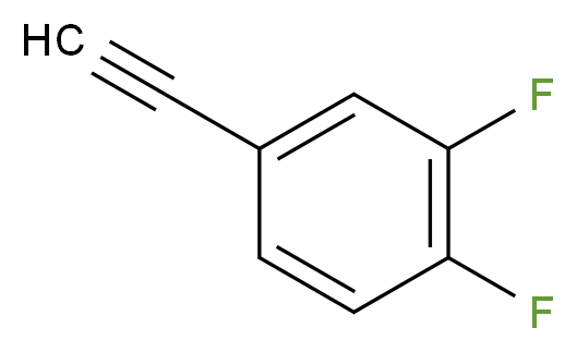 4-ethynyl-1,2-difluorobenzene_分子结构_CAS_143874-13-9