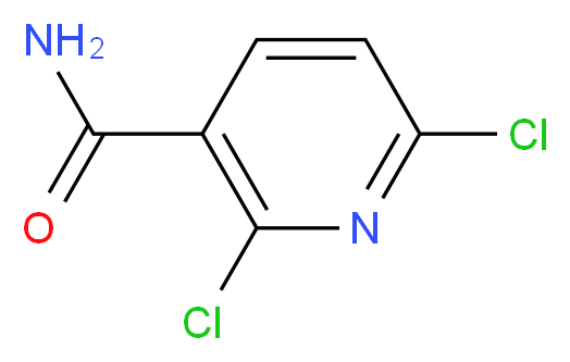 2,6-Dichloronicotinamide_分子结构_CAS_62068-78-4)