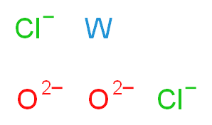 tungsten dichloride dioxidandiide_分子结构_CAS_13520-76-8