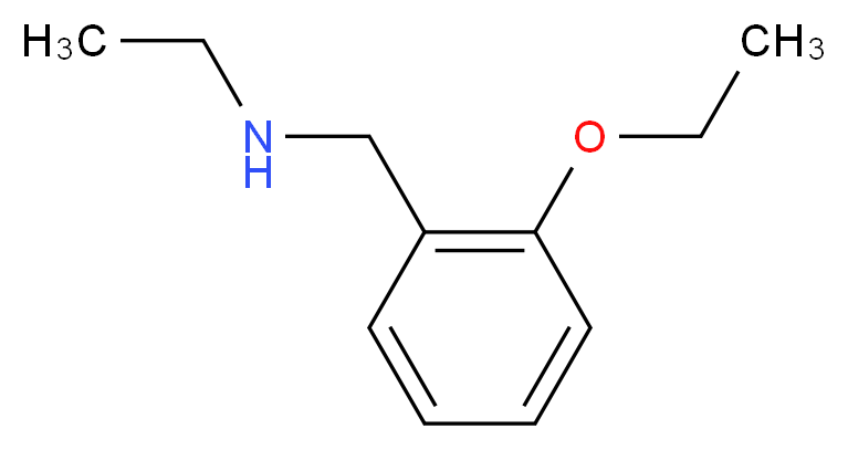 [(2-ethoxyphenyl)methyl](ethyl)amine_分子结构_CAS_869942-06-3